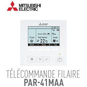 Télécommande murale avancée PAR-41MAA Mitsubishi